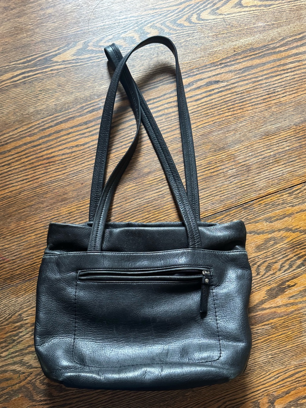 Giani Bernini Black Leather Shoulder Bag